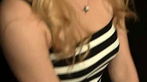 She whispers, 'Suck my big pussy lips through the gloryhole.'