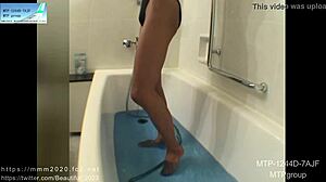 Natural Muscle Girl in Management Department