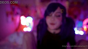 Feet and spit cute femboy