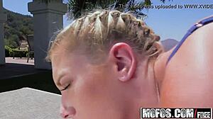 roxy nicole tries outdoor anal with natural tits