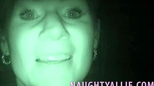 Hot tub action in night vision