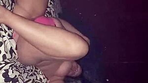 Stuffing a toy in her body