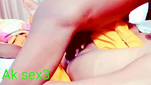 girlfriend bent over friend fucking her tight pussy while couple watches sexy skinny tits and ass