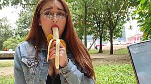 Latina loses control at naughty picnic!