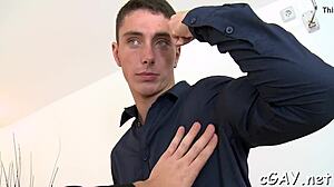 Frantic and wild homosexual sex blowjob bareback competition