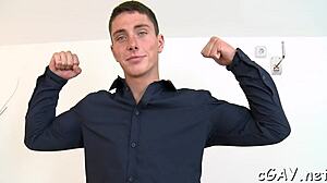 Frantic and wild homosexual sex blowjob bareback competition