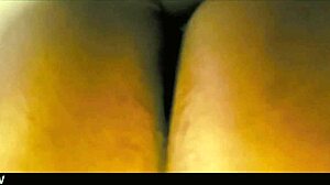 Ebony wife gets close-up fucking on big black ass by amateur