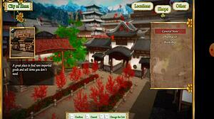 In the commoner business, a hentai threesome unfolds with rough monster cock action