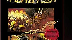 Detailed succubus battle in bonus comic arena stage