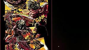 Detailed succubus battle in bonus comic arena stage