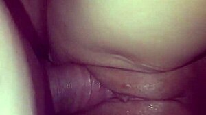 My wife gives me a handjob and I slide my cock inside her pussy