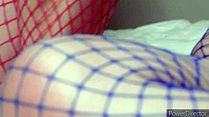 Watch luscious lilli and mandie maytag play with babym using toys and licking?