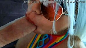 Lazy sunday turns hot assfucking with petite blonde