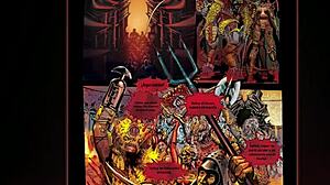 Detailed succubus battle in bonus comic arena stage