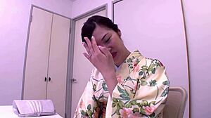 asai eriko gives asian blowjob
