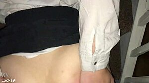 teen anal stretching ass with big cock!