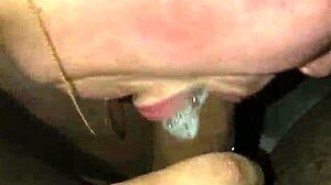 White Girl Delivers Sloppy Blowjob with Deepthroat Action