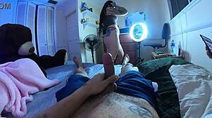 Stepsister Makes TikTok Then Sucks Pierced Nipples