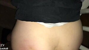 teen anal stretching ass with big cock!