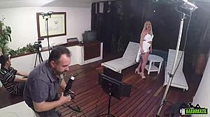 Behind the scenes of Evy Kethlyn's photoshoot in Brazil