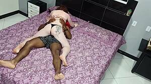 Wow, lorrany exotica and albina are cumming three times on that big black cock!