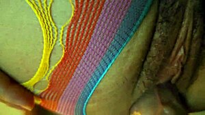 evening close up fuck cum in hairy pussy