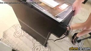 Amateur Teen Feels Ecstasy Riding Monster Cock in CFNM Scene