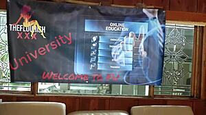 in flourish univ, lacy lennon and isiah maxwell with yumi sin, interracial cowgirl