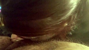 Wifey Delivers Intense Sloppy Deepthroat Blowjob