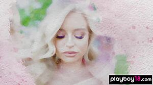 Jackie Strips Off Fancy Lingerie Outdoors!