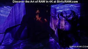 interracial close-up of big black cock in ass doggystyle