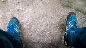 Detailed Scene of Gay Brazilian Man Masturbating in the Forest