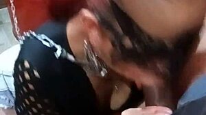 Slut masturbates and vomits 😋