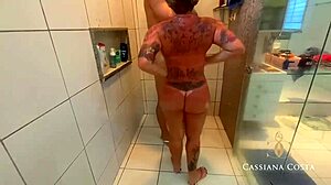 Naked milf invites fisherman for beach sex and blowjob