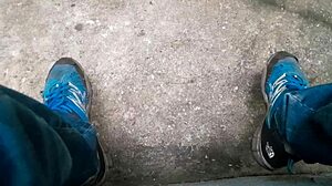 Detailed Scene of Gay Brazilian Man Masturbating in the Forest