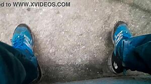 Detailed Scene of Gay Brazilian Man Masturbating in the Forest