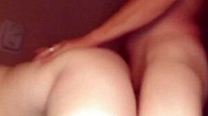 amateur babe getting a facial after doggystyle