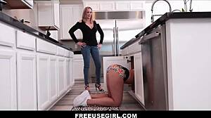 Freeusegirl features blonde teen step sister Harley King getting freeuse fucked by Rion King