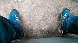 Detailed Scene of Gay Brazilian Man Masturbating in the Forest