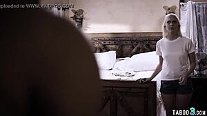 Uau! Jardineiro sujo de pauzão negro seduz adolescente cega pequena de 18+!