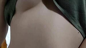 Teen Showing Her Big Tits While Having Some Fun