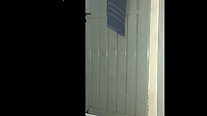 Hot Married Brunette Offers Ass At Door While Husband At Work