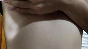 Teen Showing Her Big Tits While Having Some Fun