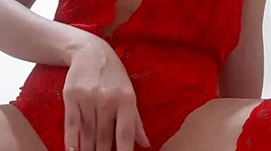 Sramidia in lingerie TEASES her wet pussy, fingers deep inside, moaning loudly in ecstasy.