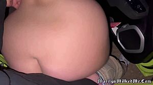 Bbw Marilyn Mayson Gets Fucked In The Car And Takes A Huge Load