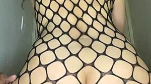 latina milf rides and milks cum