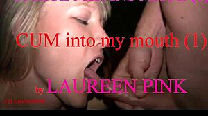 laureenpink begs for cum in her mouth