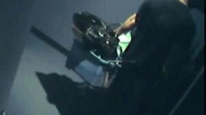 Office Cleaning Lady Rides Cleaner's Cock At Work