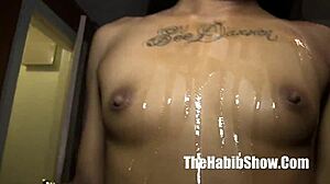 petite girl dances at the traphouse