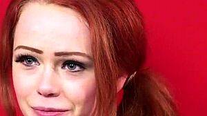 Frisky Sex Kitten Gets Sperm Shot On Face, Gulping All Spunk!